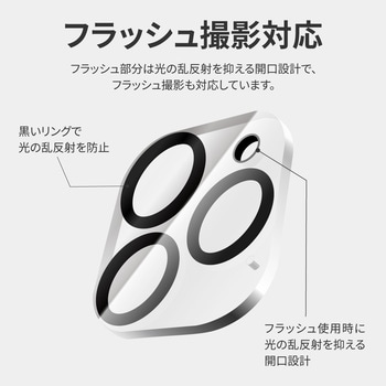 iPhone 14 Pro/iPhone 14 Pro Max レンズ保護ガラスフィルム「GLASS PREMIUM FILM」 レンズ一体型 スーパークリア 高透過度95% LEPLUS NEXT