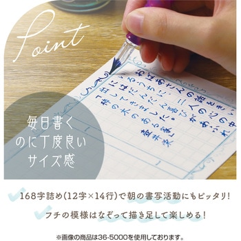 原稿用紙風 ミニメモ帳 ササガワ