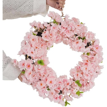 春の装飾品(さくら演出) 桜リース(造花) ストア・エキスプレス