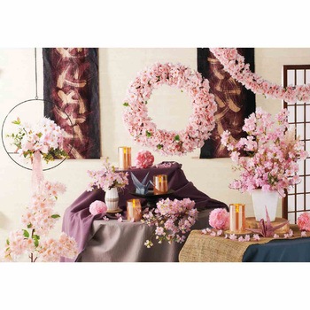 春の装飾品(さくら演出) 桜リース(造花) ストア・エキスプレス