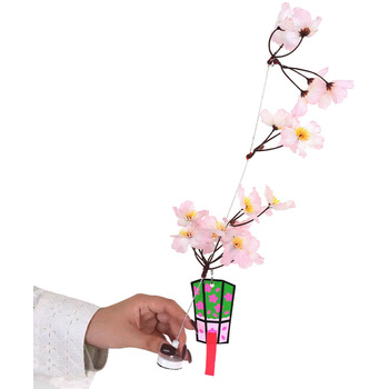 春の装飾品(さくら演出) 小桜ぼんぼりマグネットスタンド 2個セット ストア・エキスプレス