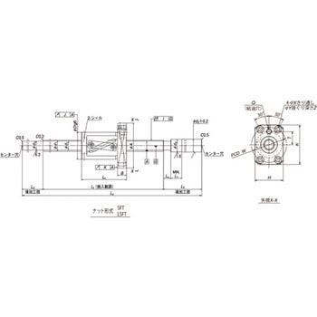 標準ボールねじ(軸端未加工品) 小型機器用ボールねじ FS W1609FS-1-C3T5 NSK(日本精工)