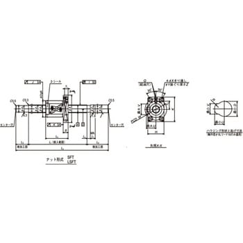 標準ボールねじ(軸端未加工品) 小型機器用ボールねじ FS W1609FS-1-C3T5 NSK(日本精工)