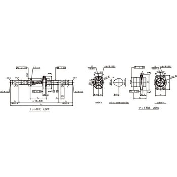 標準ボールねじ(軸端未加工品) 小型機器用ボールねじ FS W1609FS-1-C3T5 NSK(日本精工)