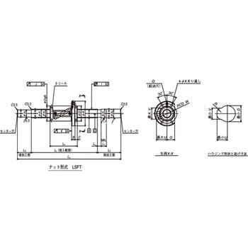標準ボールねじ(軸端未加工品) 小型機器用ボールねじ FS W1609FS-1-C3T5 NSK(日本精工)
