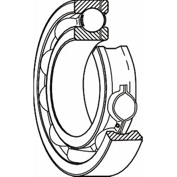 単列深溝玉軸受 6019ZZC3 NSK(日本精工)