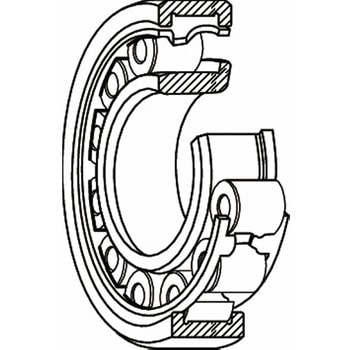 単列円筒ころ軸受 NU308EW NSK(日本精工)