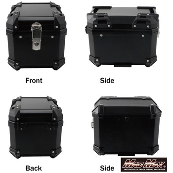 バイク用リアボックス E555 トップケース 32L ブラック - MAD MAX(マッドマックス)