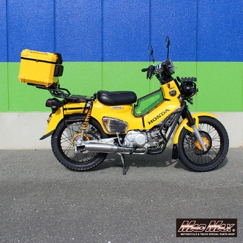 Mr Quick製 ホンダ クロスカブ CC110 JA60/JA45 カスタムシングルシート ブラック MAD MAX(マッドマックス)