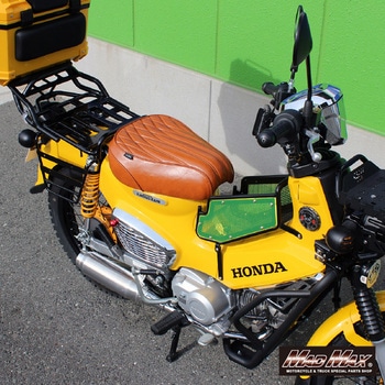 Mr Quick製 ホンダ クロスカブ CC110 JA60/JA45 カスタムシングルシート ブラウン MAD MAX(マッドマックス)