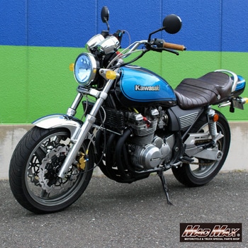 カワサキ ゼファー400/ZRX400 ウェーブ ディスクローター ブラック 2枚セット MAD MAX(マッドマックス)