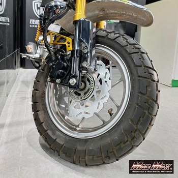 Mr Quick製 ホンダ DAX125(ST125)/モンキー125用 フロント(220mm)リア(190mm) ウェーブ ディスクローター 前後セット MAD MAX(マッドマックス)