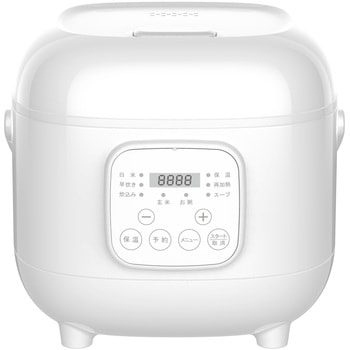 3合炊飯器 ホワイト ベルソス