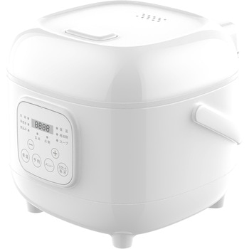 3合炊飯器 ホワイト ベルソス