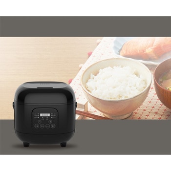 3合炊飯器 ブラック ベルソス