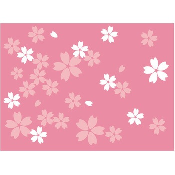 かんたんロール幕 桜[22cm(H)] アルファ[販促]