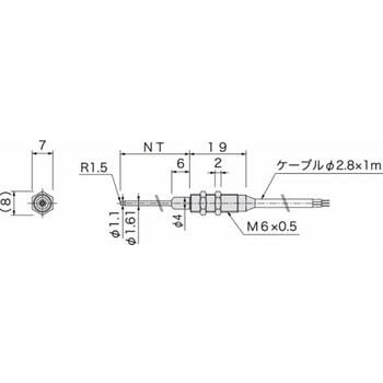 高精度タッチスイッチ(3線式) N6 N6A-40-LED アサ電子工業