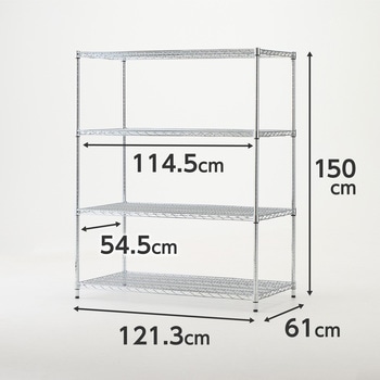 メッシュラック 高耐荷重 間口1200mm モノタロウ