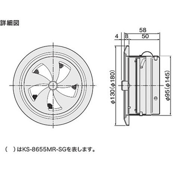 屋内換気口 スチール/ツマミ開閉タイプ NASTA(ナスタ)