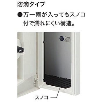 戸建郵便受箱 前入れ横出し 専用大型ダイヤル錠 NASTA(ナスタ)