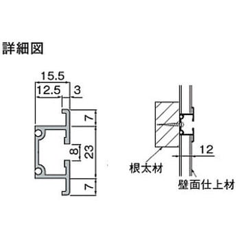 ピクチャーレール 壁面先付タイプ[2] NASTA(ナスタ)