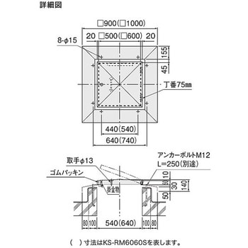 屋上点検ハッチ ステンレス/先付タイプ/アーム式 NASTA(ナスタ)