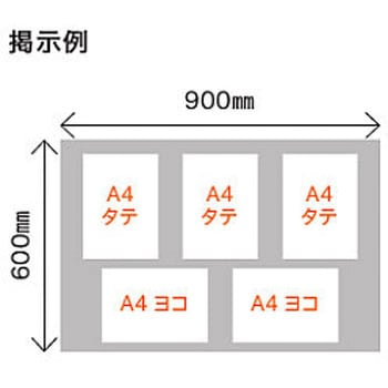掲示板 画鋲ボード/屋内用/カバー付 NASTA(ナスタ)