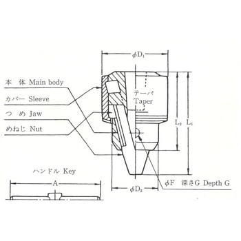 チャック(ハンドル付) ハト