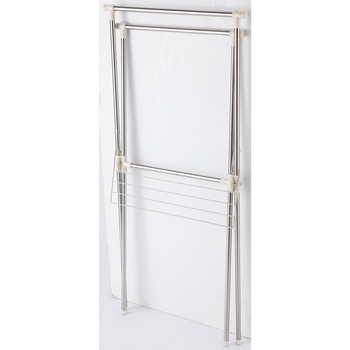 簡単すっきりバスタオルも干せる物干し X型 リブプラス