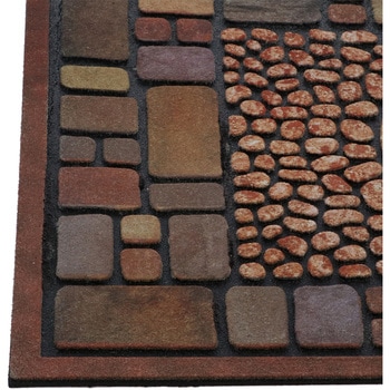 エントランスラバーマット 24×55cm リブプラス