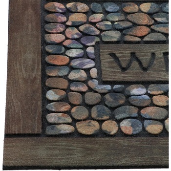 エントランスラバーマット 24×55cm リブプラス