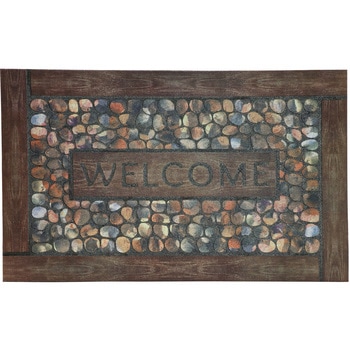 エントランスラバーマット 45×75cm リブプラス