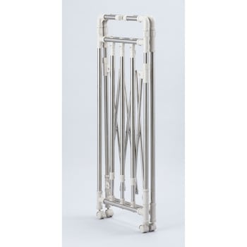 たたんでコンパクトたっぷり干せる多機能物干し リブプラス