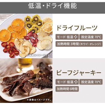 低温コンベクションオーブン ストレートグレー 【低温～高温調理までこれ一台】【ドライフルーツ・ヨーグルト発酵も】【TSF61A】 テスコム