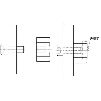 マグネット付六角ホルダ ラクテム