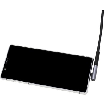 PD100W対応 USB3.2Gen2変換アダプタ Cメス - Cオス 横L型フラット アイネックス