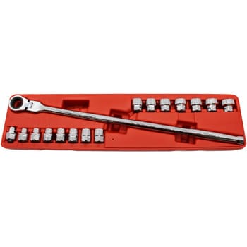 9.5mm 16PCS 超ショートソケットセット JTC
