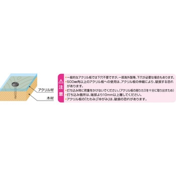 アクリル板用ビス 八幡ねじ