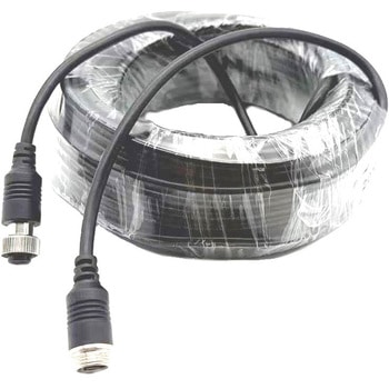 バックカメラ用4ピンオスーメスケーブル20m(12V/24V) BRIDGE