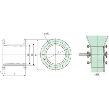 フロートコントロールバルブ用アダプタスリーブ シンフォニア