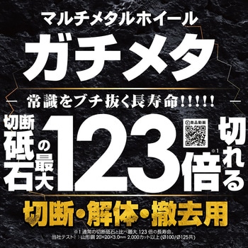 マルチメタルホイール ガチメタ (切断・解体・撤去用) モトユキ