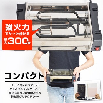 21STLGRL 高火力で焼肉を楽しめる「おひとりさま焼肉プレート」 1個 サンコー(電子機器) 【通販モノタロウ】