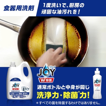 【大容量】ジョイW除菌 食器用洗剤 業務用 詰め替え 4L P&Gプロフェッショナル P&G