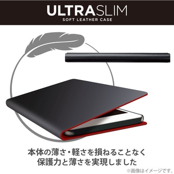 Xperia 5 IV (SO-54C/SOG09) ケース カバー レザー 手帳型 マグネット 耐衝撃 軽量 エレコム