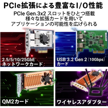 QNAP NAS TS-464U-RP 単体 メモリー 8GB QNAP