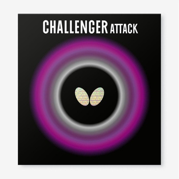 表ラバー チャレンジャー アタック レッド BUTTERFLY