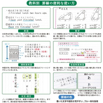 ノート Tree's セミB5 プラスメモリ罫 日本ノート