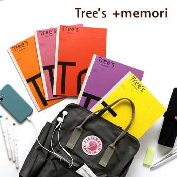 ノート Tree's セミB5 プラスメモリ罫 日本ノート