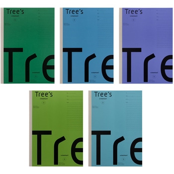 ノート Tree's セミB5 プラスメモリ罫 日本ノート
