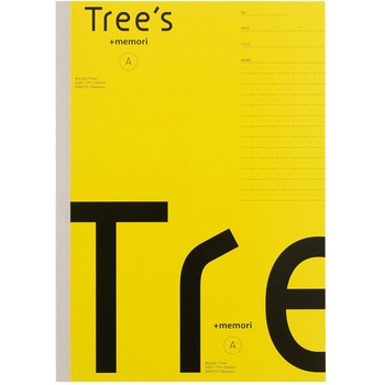 ノート Tree's セミB5 プラスメモリ罫 日本ノート